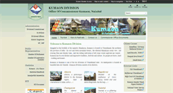 Desktop Screenshot of kumaon.gov.in